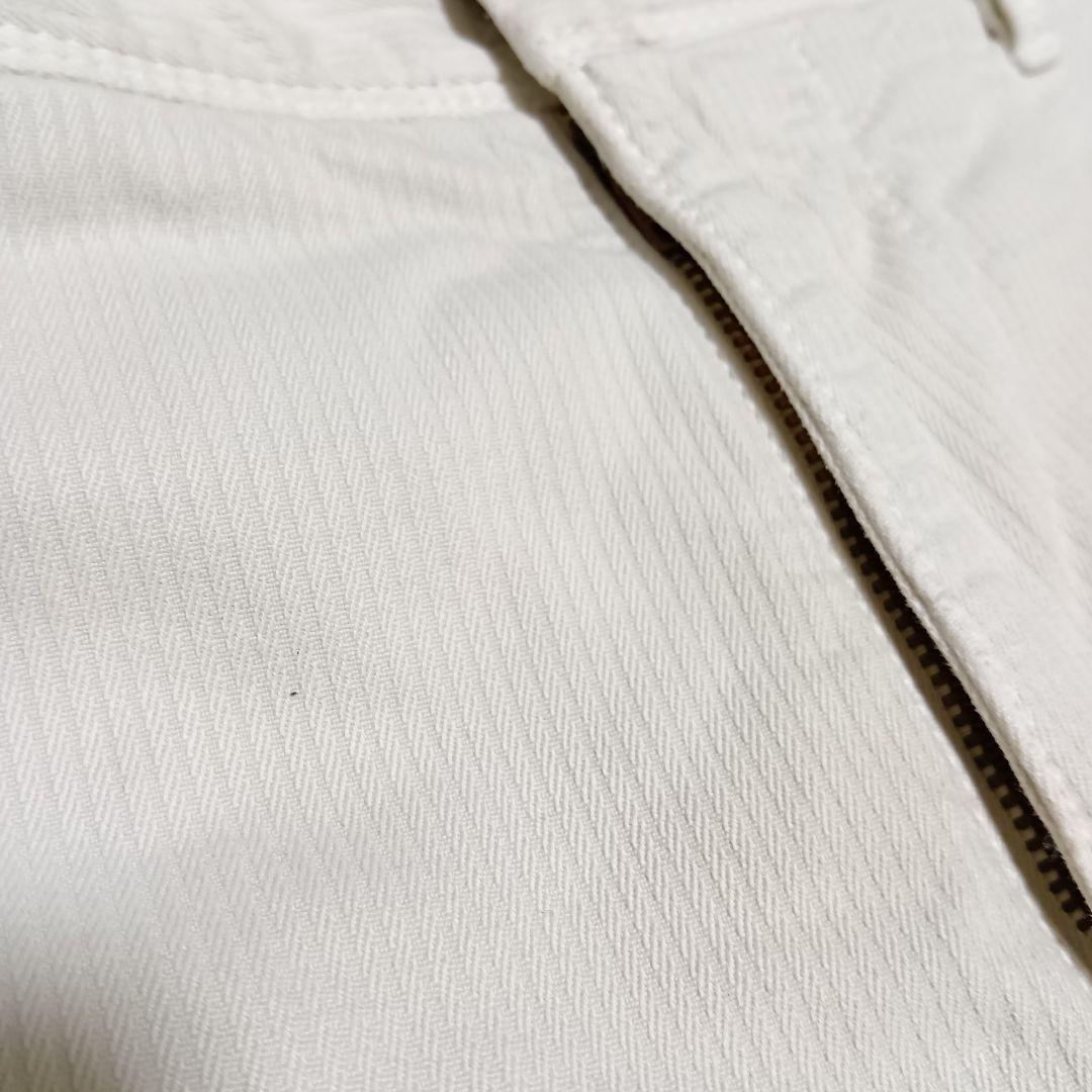 INCOTEX スラックス 100型 W29 ガーメントダイ アイボリー