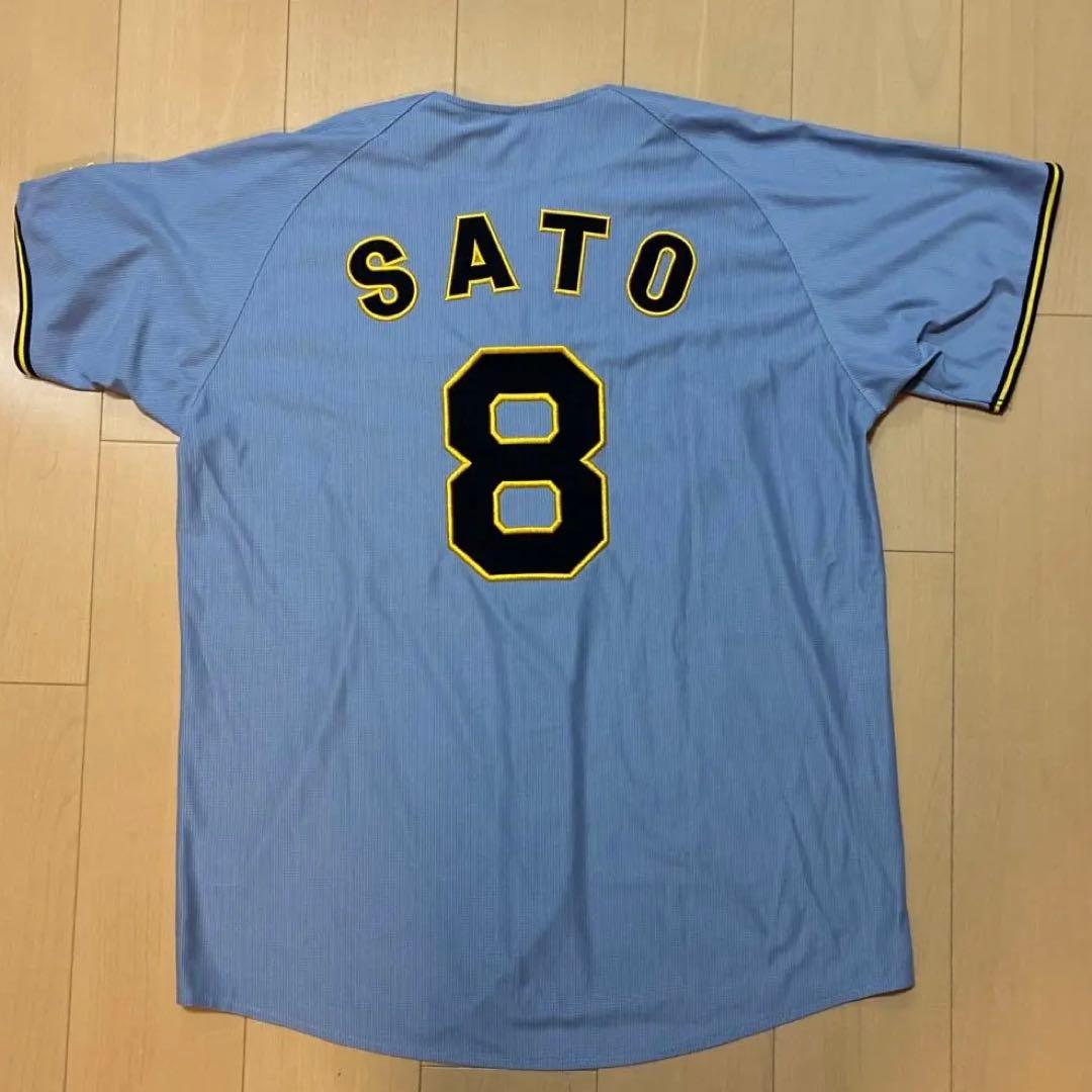 阪神　佐藤輝明レプリカユニフォーム 2025年ビジター【サイズO】