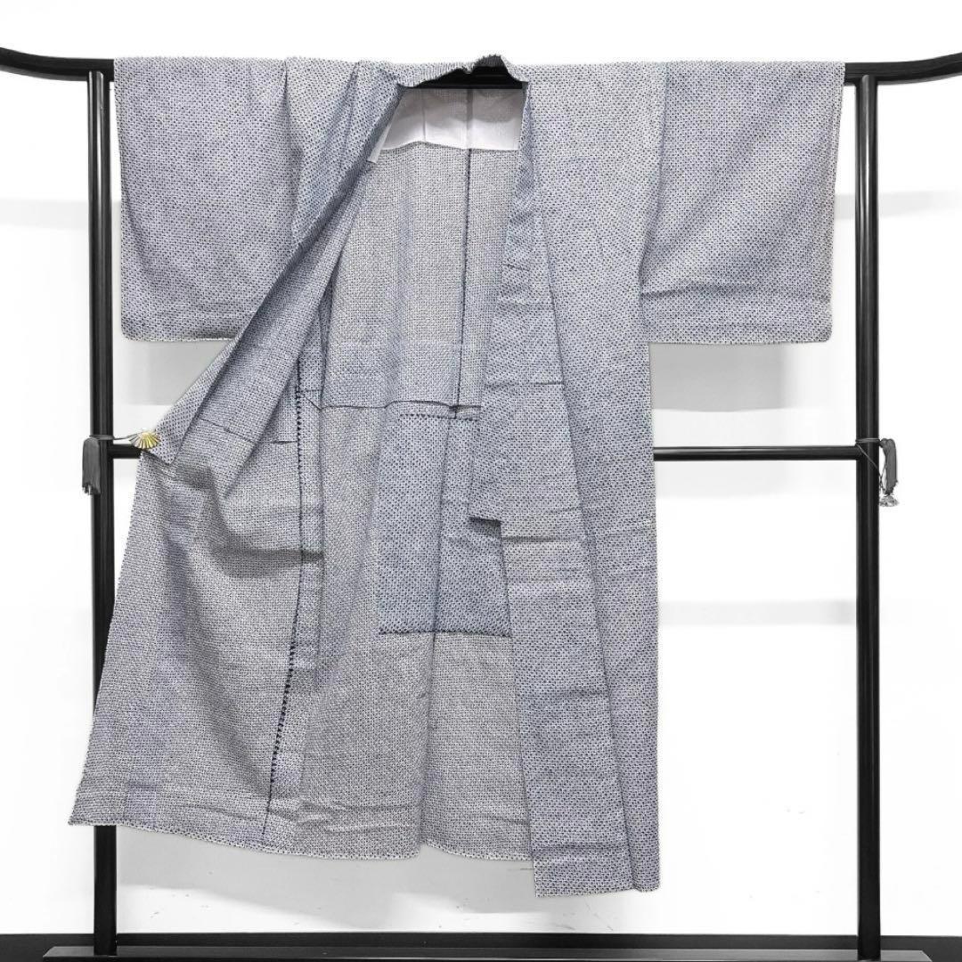 浴衣　有松鳴海絞り　メンズ着物　絞り　着物　074w d