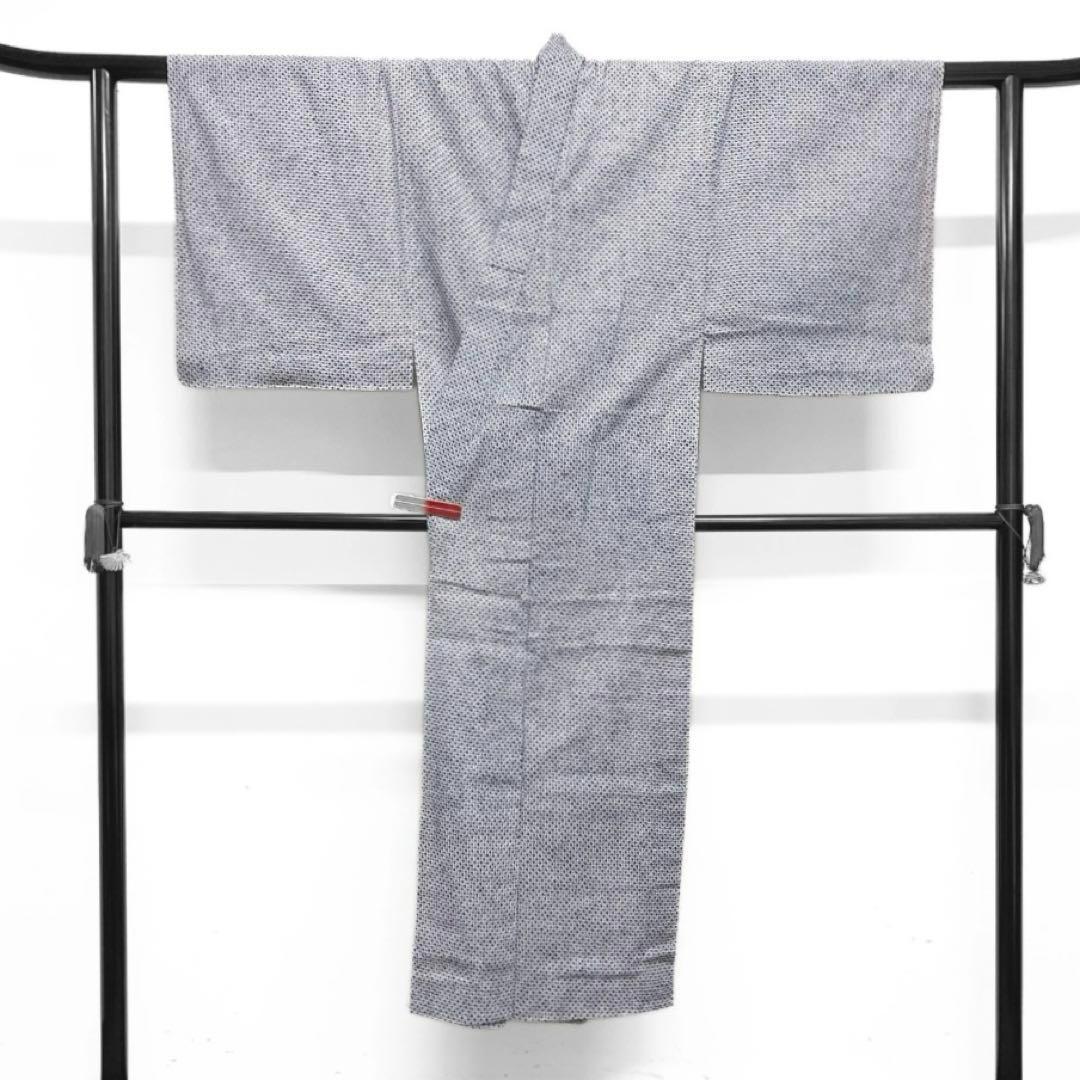 浴衣　有松鳴海絞り　メンズ着物　絞り　着物　074w d