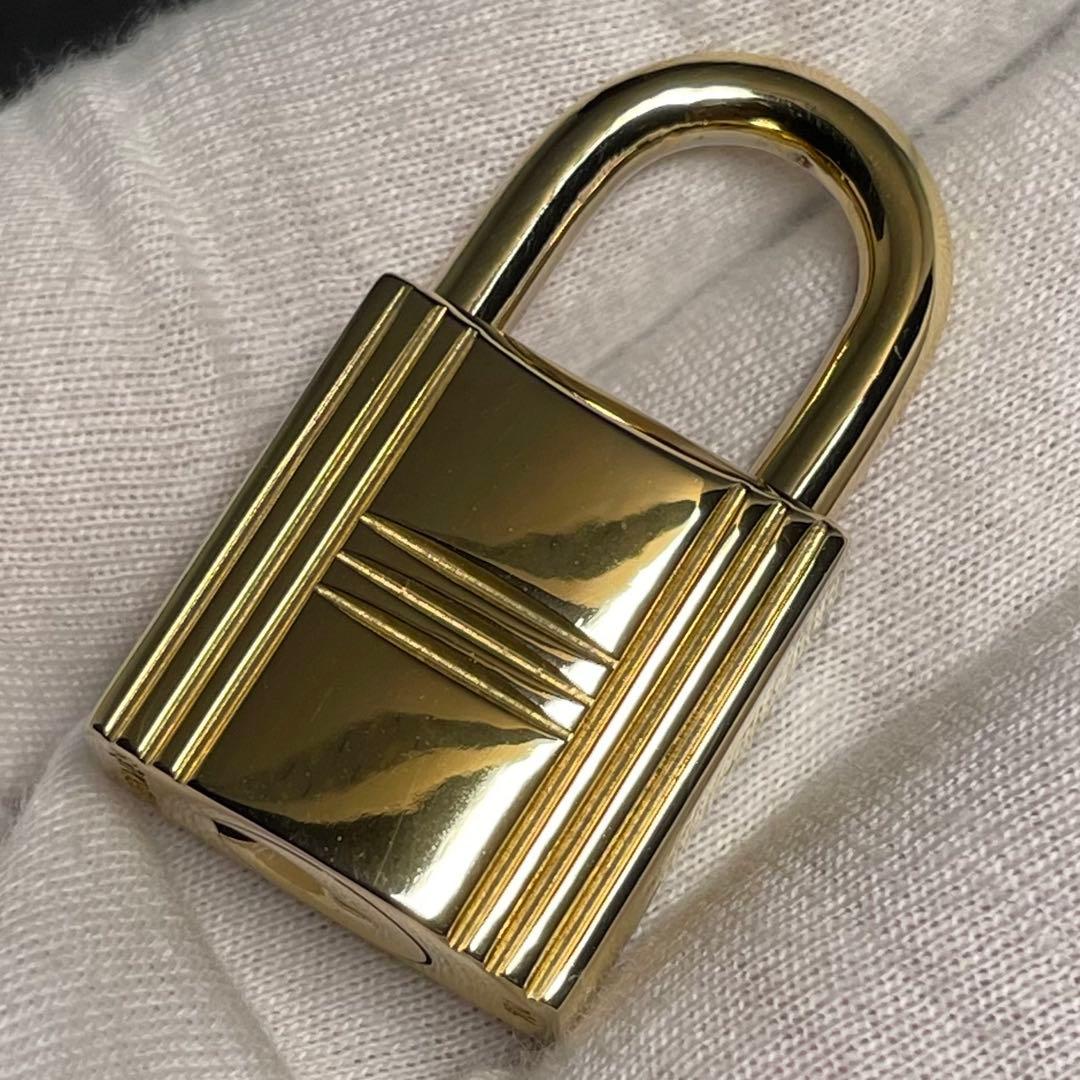 【美品】エルメス K24ゴールドメッキ パドロック カデナ リペア品 104番