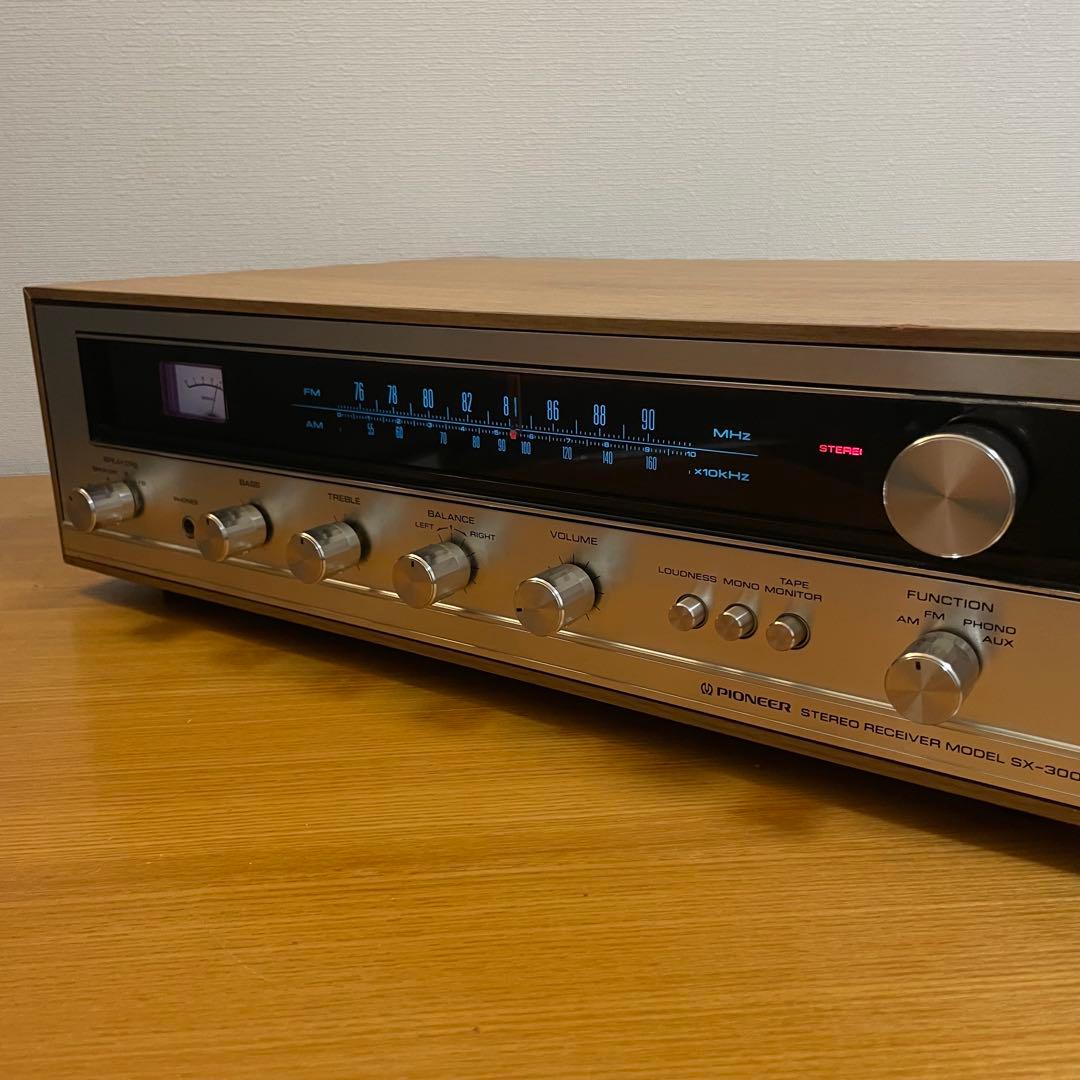 【動作品】パイオニア ステレオ レシーバーアンプSX-300D（昭和レトロ）