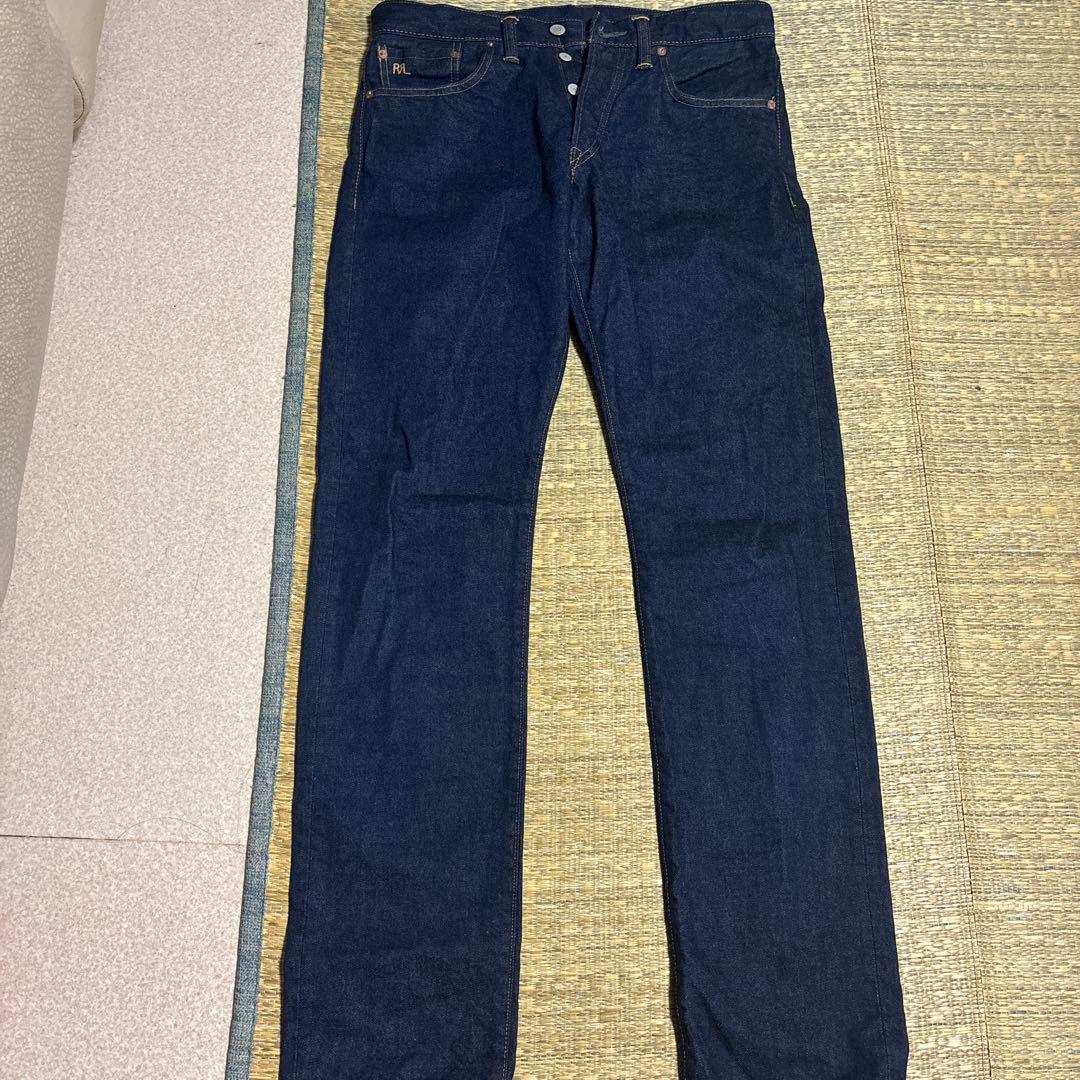 RRL ダークブルー ストレートデニム