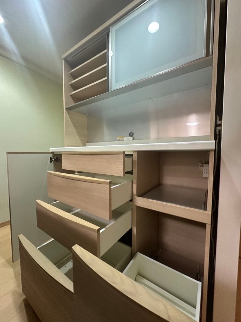 パモウナ（Pamouna） 食器棚・キッチンカウンター 140