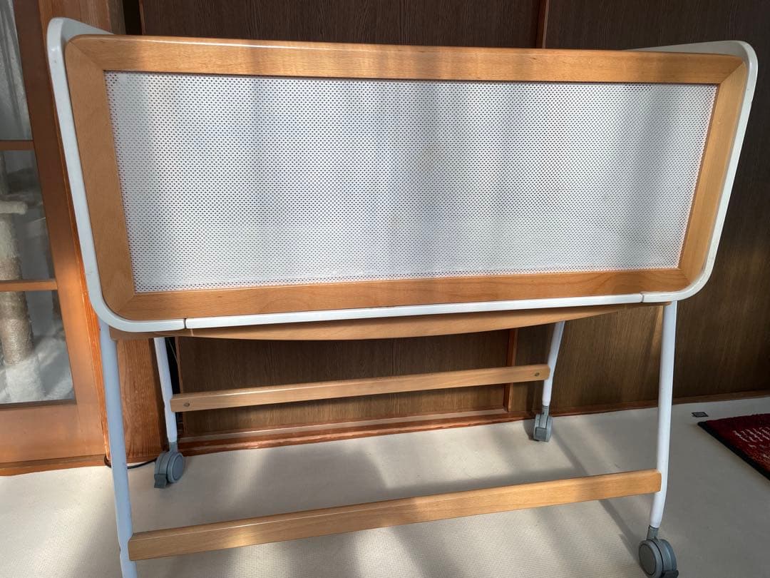 リリワゴン 折りたたみ式 木製フレーム キャスター付き 収納ワゴン