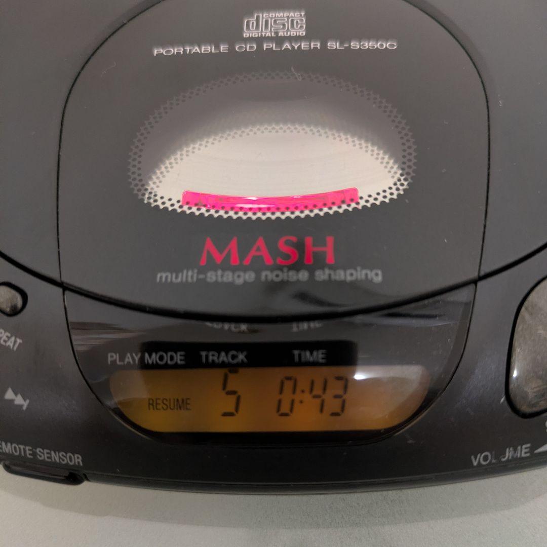 【レア動作品】Panasonic ポータブルCDプレーヤーSL-S350C