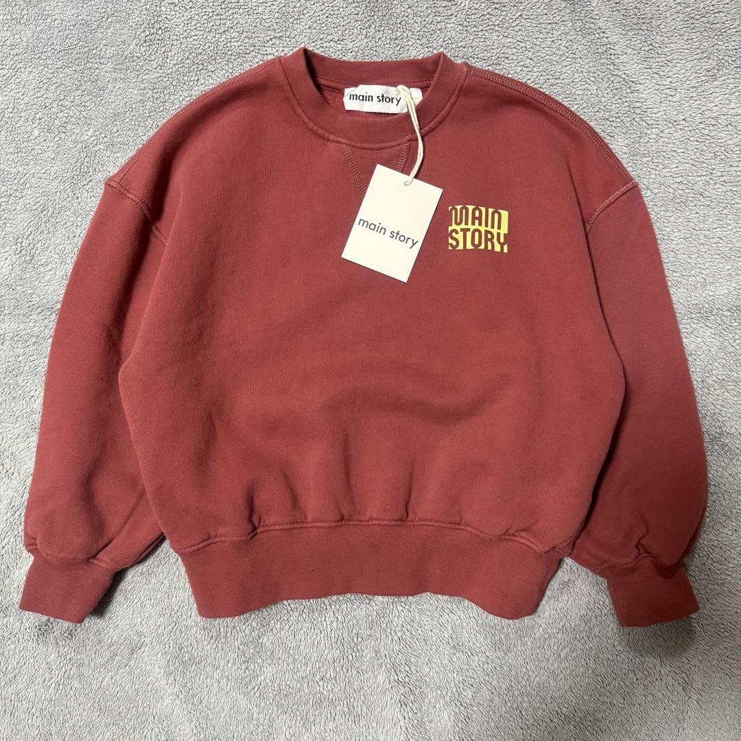 【新品未使用】mainstory AW25 トレーナー 4y