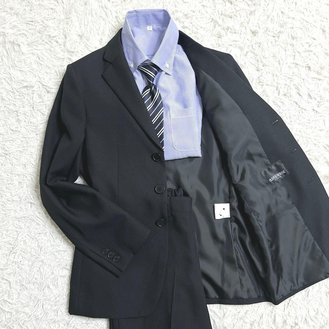 ✨極美品✨　160 オリバーハウス　5点　フォーマル　男の子　卒業式　ブラック