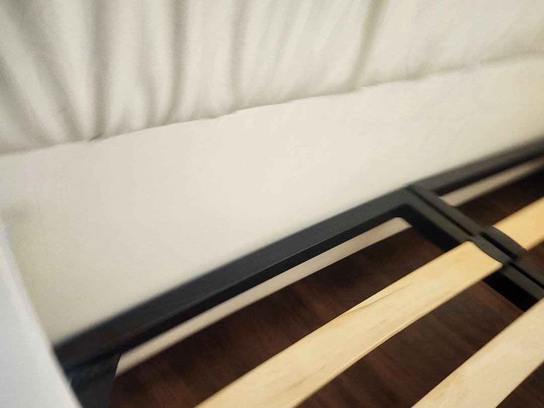 流線型 モダン ダブルベッド