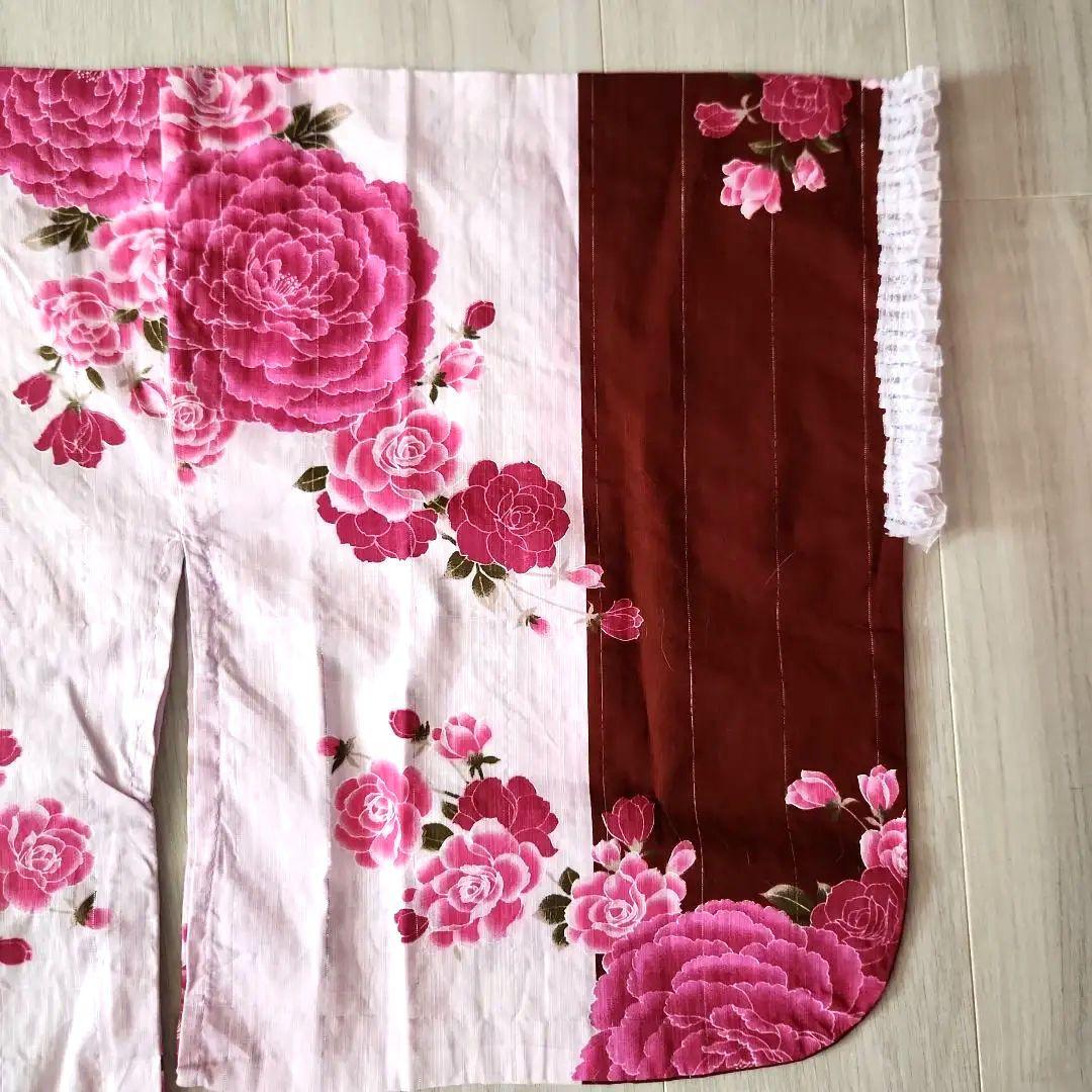 浴衣ドレス♡姫ギャル♡量産型♡ふわ甘♡ゆめかわ♡地雷(黒レースに変更可能)