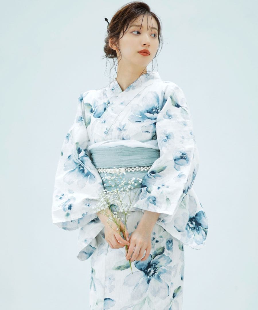 DITA 《涼風の燦々しらべ》 1人で着られる浴衣5点セット