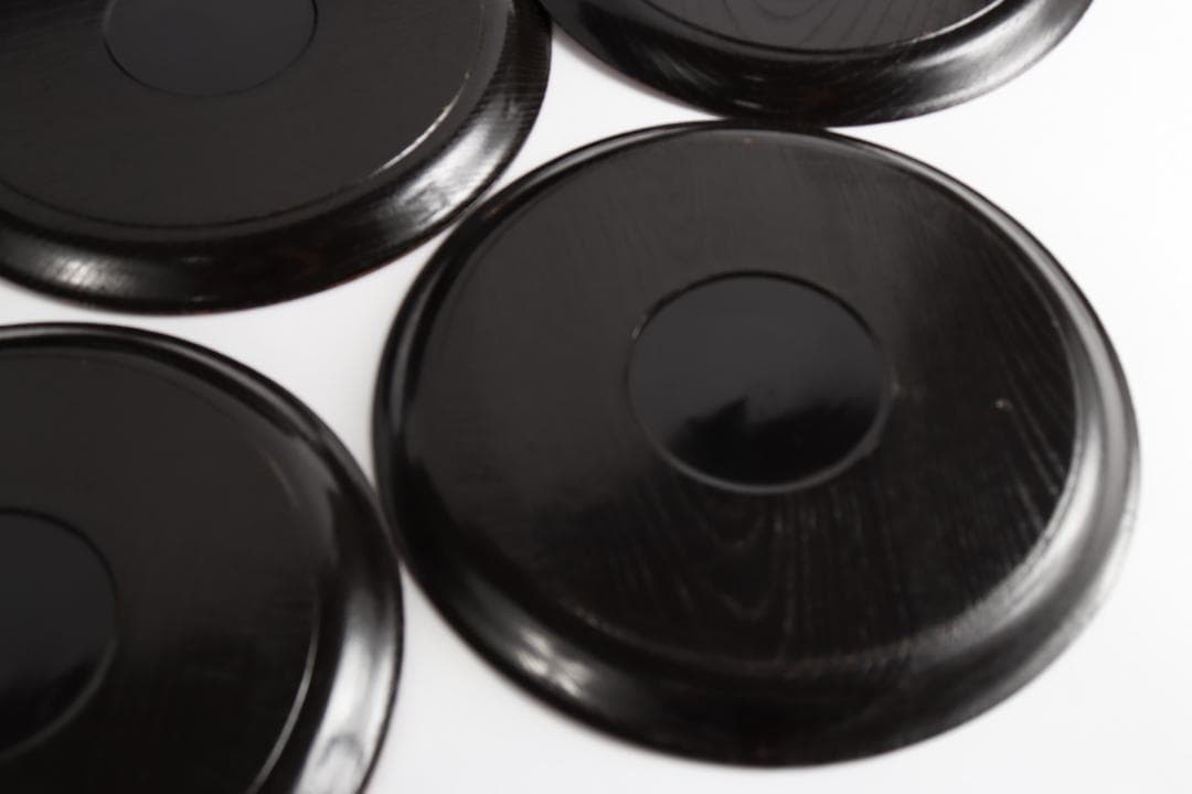 茶道具 日ノ丸盆 丸盆 七枚 煎茶道具