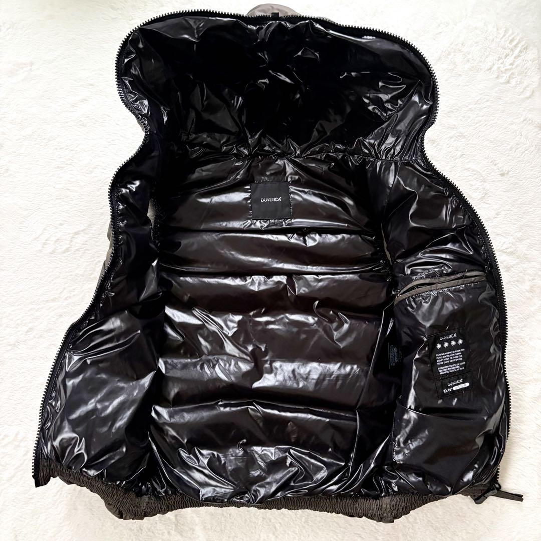 現行　美品　デュベティカ　ダウンベスト　アリステオ　マット　カーキXL