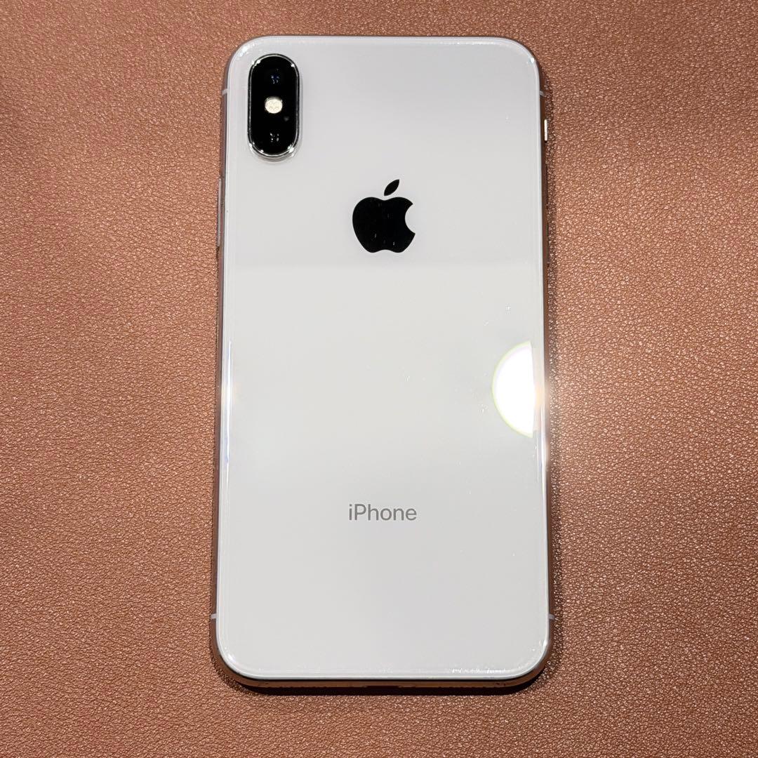 【美品】iPhone X本体 SIMフリー シルバー 64GB