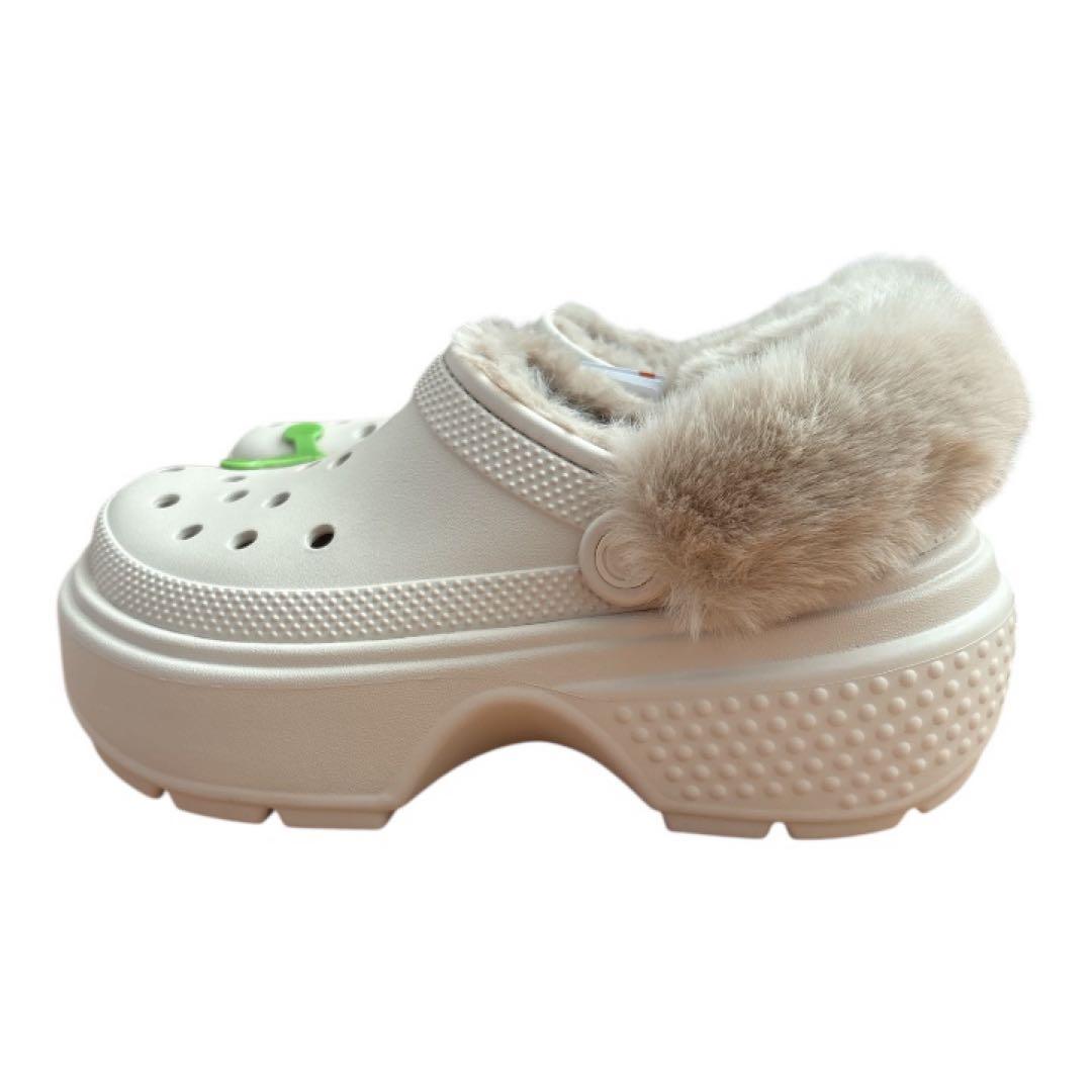 【新品】クロックス crocs ストンプラインドクロッグ Stucco 24㎝