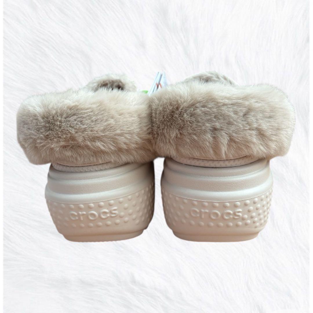 【新品】クロックス crocs ストンプラインドクロッグ Stucco 24㎝