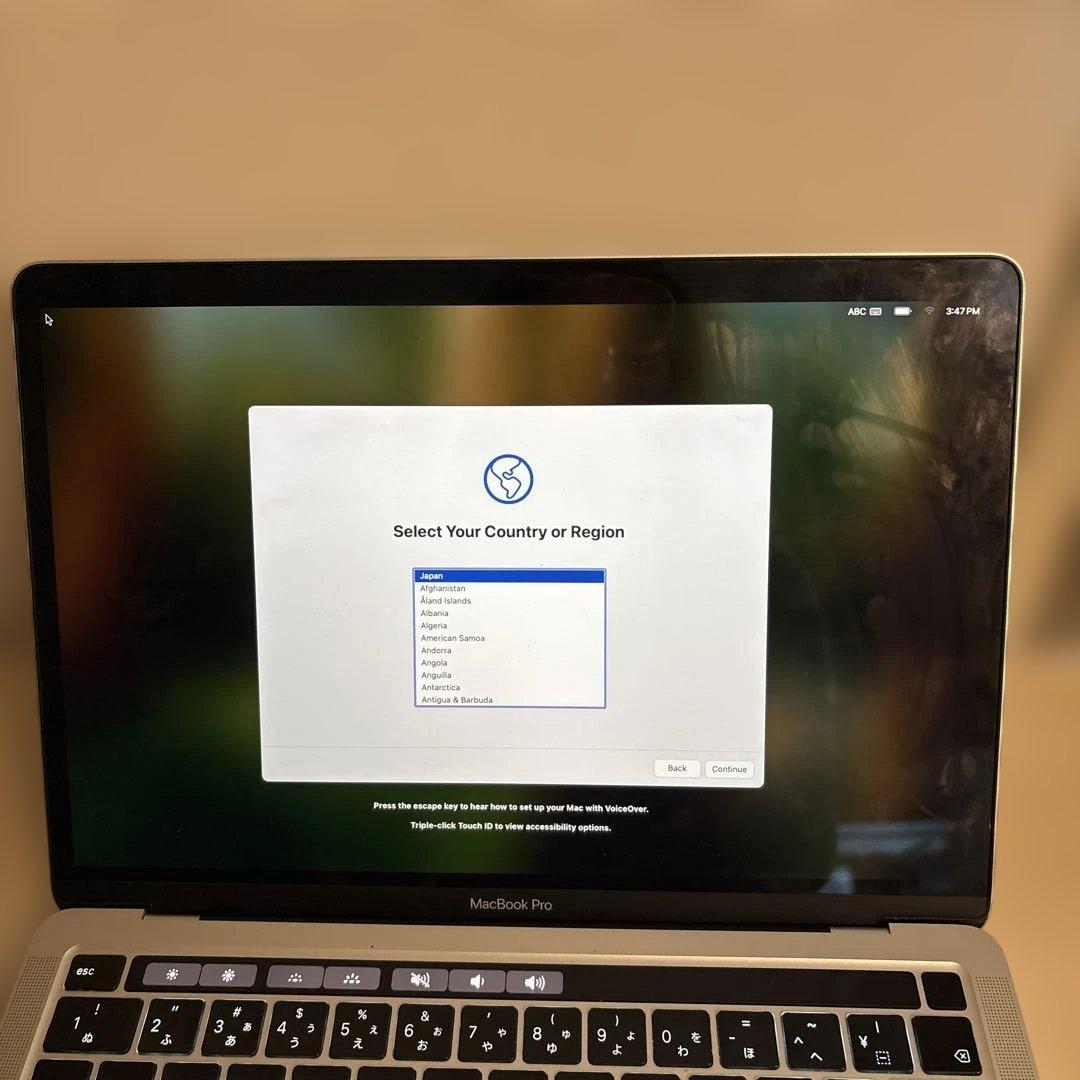 MacBook pro 13インチ　2020 16GB m1