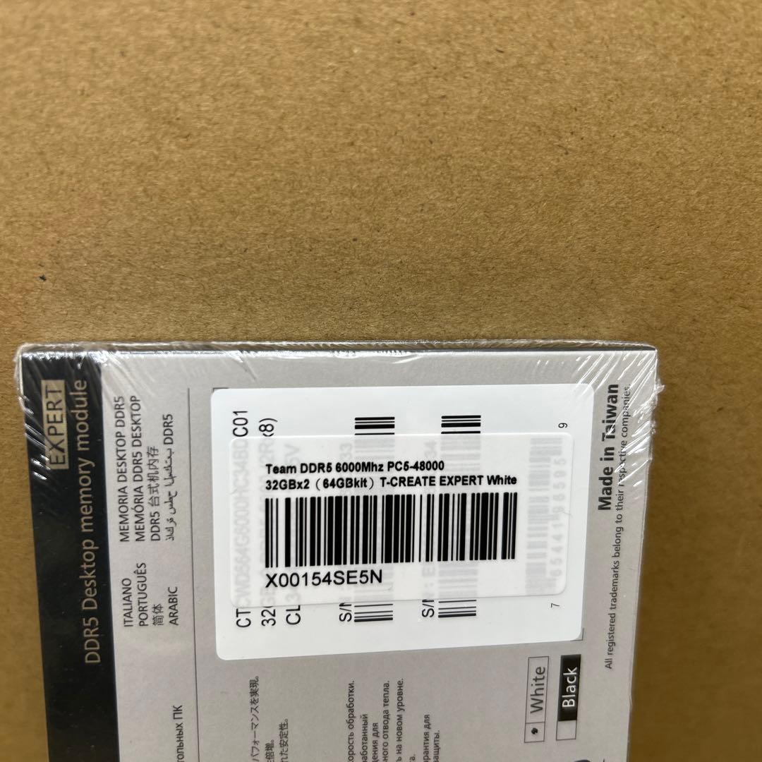 T-CREATE DDR5 6400MHz 32GB*2 デスクトップメモリ