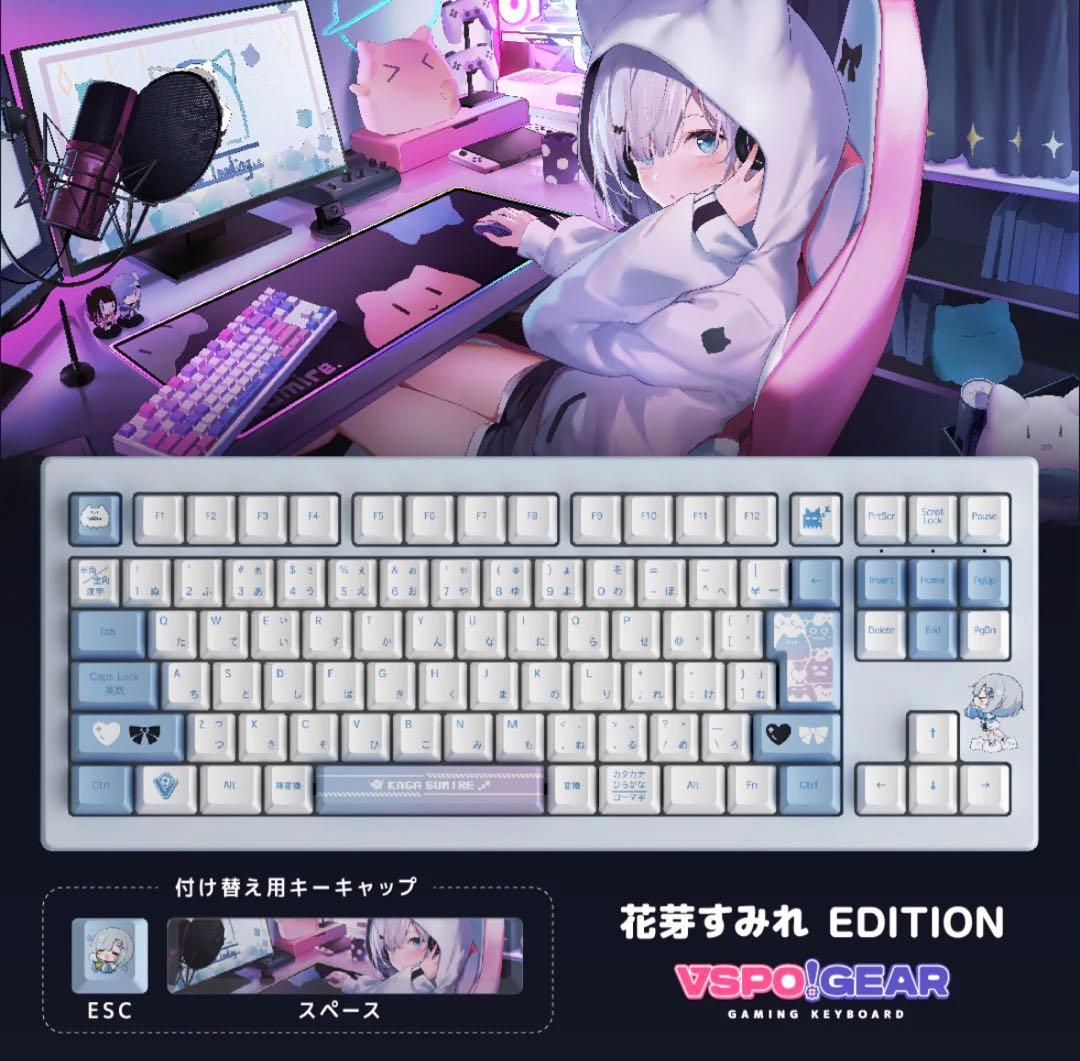 VSPOGEAR 花芽すみれ EDITION ゲーミングキーボード