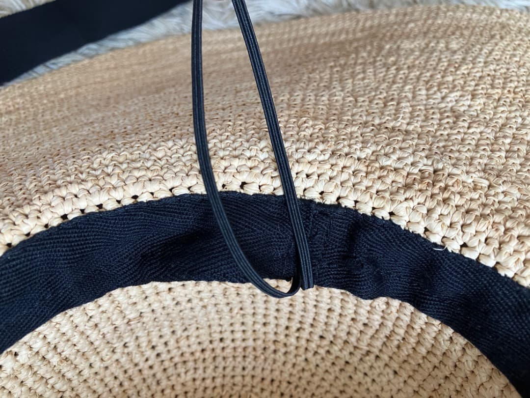 極美品 maison n.h paris ストローハット メゾンエヌアッシュパリ