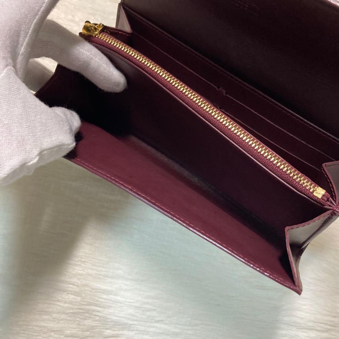 LOUIS VUITTON ヴィトン モノグラムヴェルニ ポルトフォイユ サラ