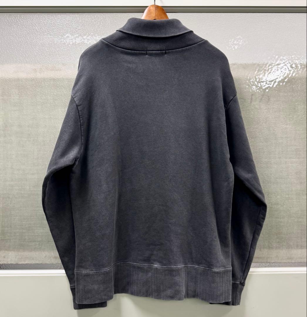 Nigel Cabourn ショールカラースウェットシャツ-ピグメント48