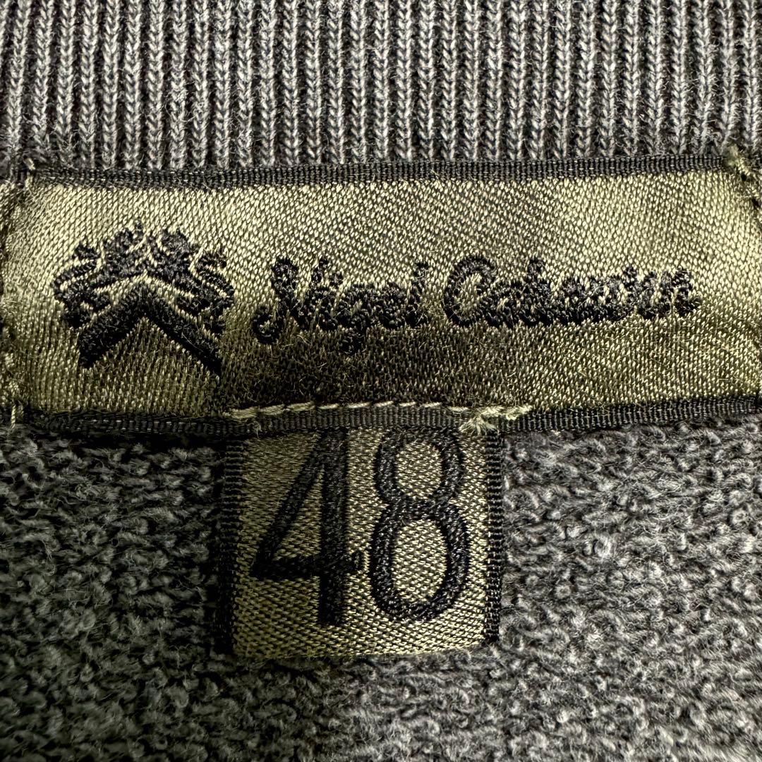Nigel Cabourn ショールカラースウェットシャツ-ピグメント48