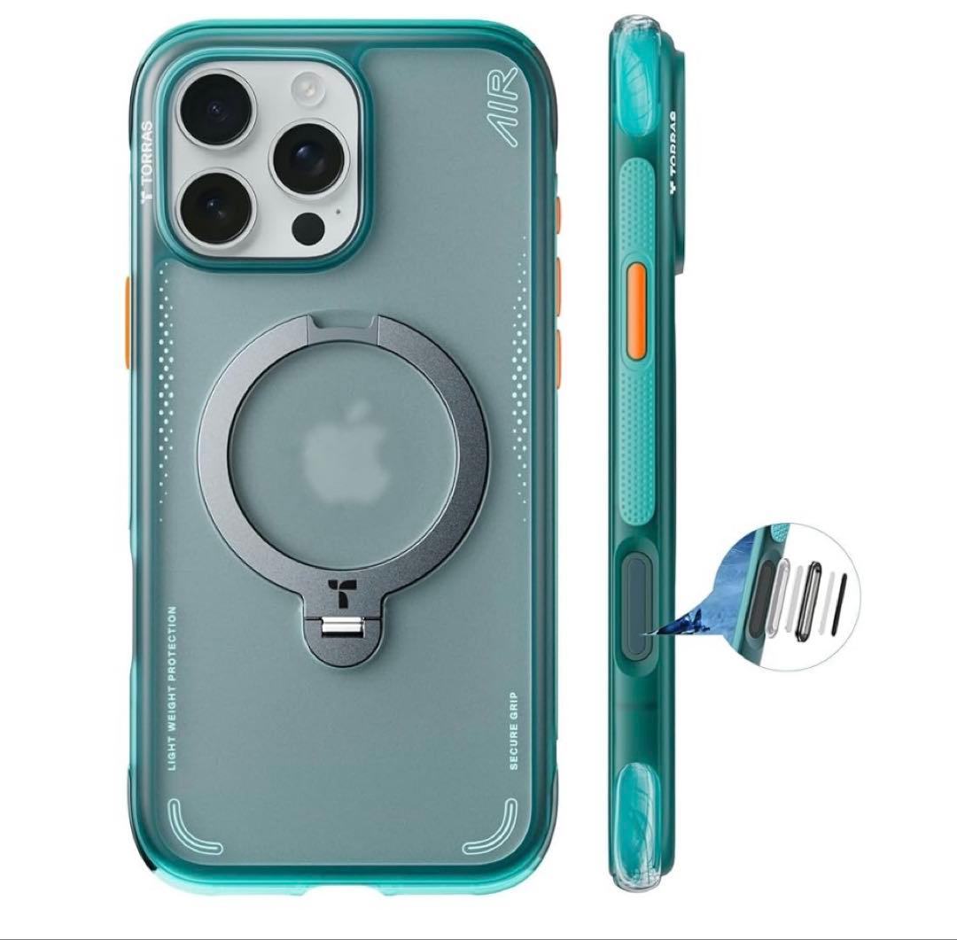 TORRAS iPhone 16 Pro Max ケース エアバッグ マグセーフ