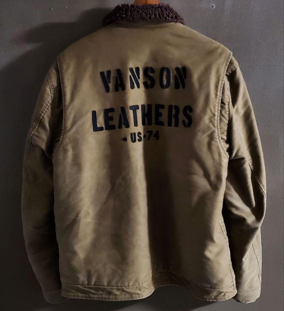 1月10日までの出品　早い物勝ち！VANSON　N-1 Deck Jacket
