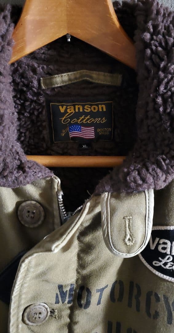 1月10日までの出品　早い物勝ち！VANSON　N-1 Deck Jacket