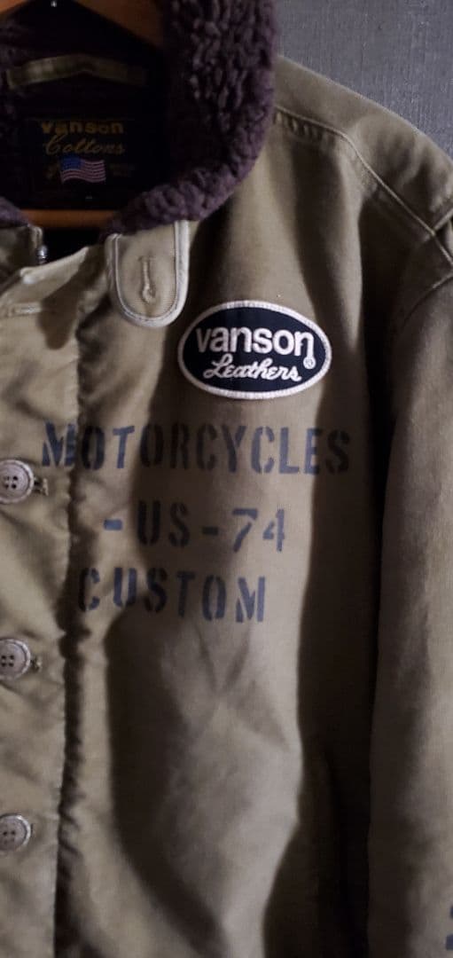1月10日までの出品　早い物勝ち！VANSON　N-1 Deck Jacket