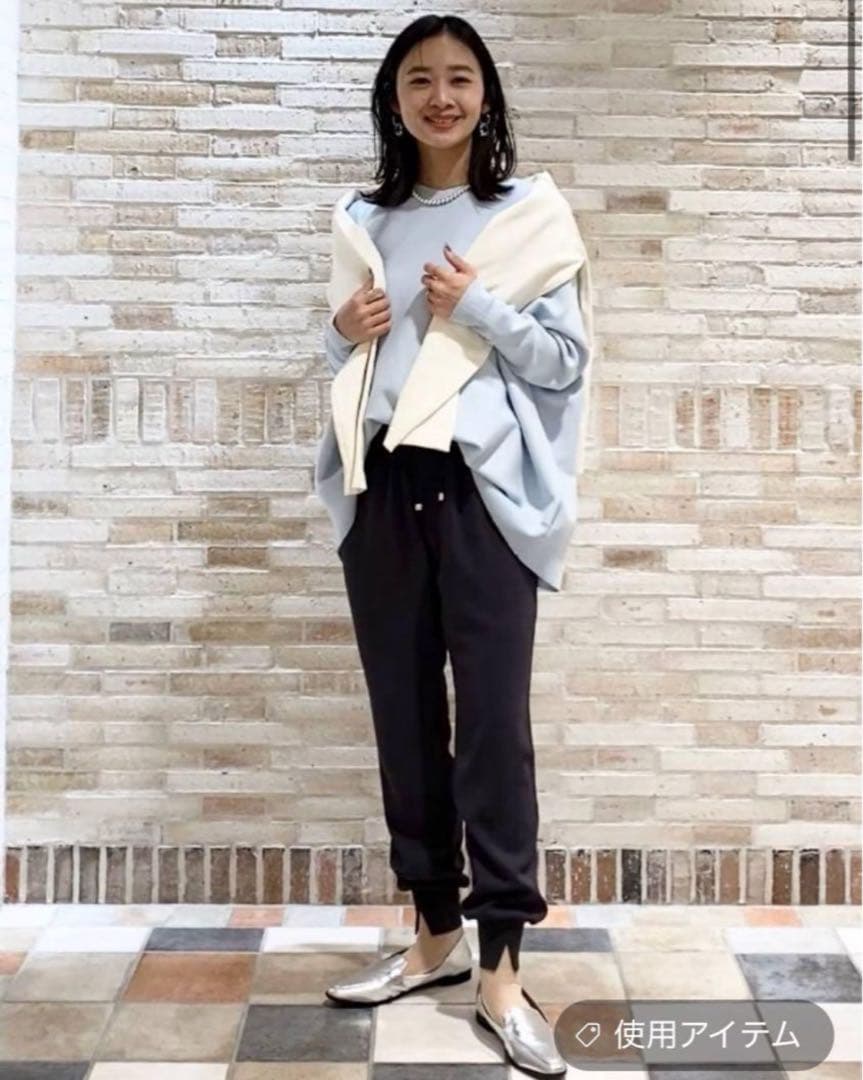 ほぼ新品＊BARNYARDSTORM ダブルクロスジョガーパンツ 上品チャコール