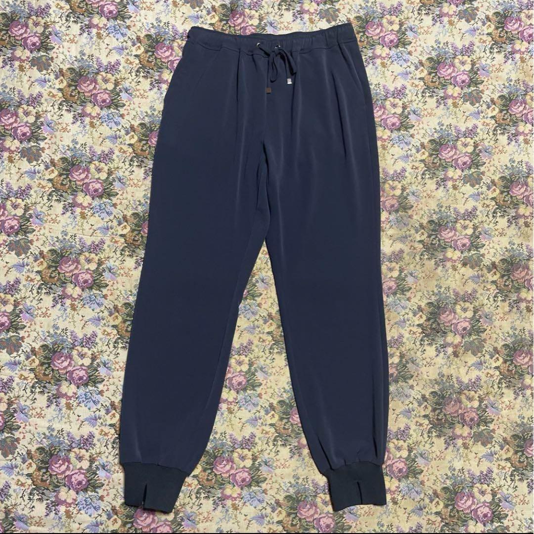 ほぼ新品＊BARNYARDSTORM ダブルクロスジョガーパンツ 上品チャコール