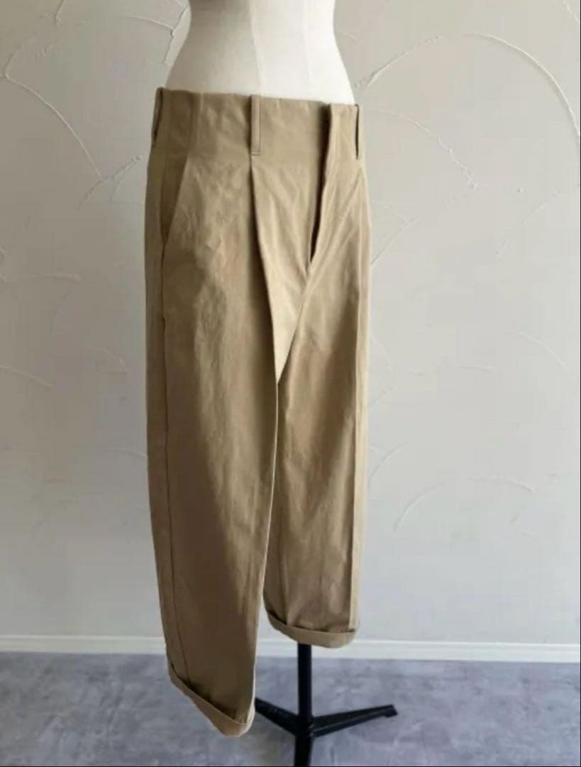 JULYNINE / オーガニックコットン チノパン/べージュ/L