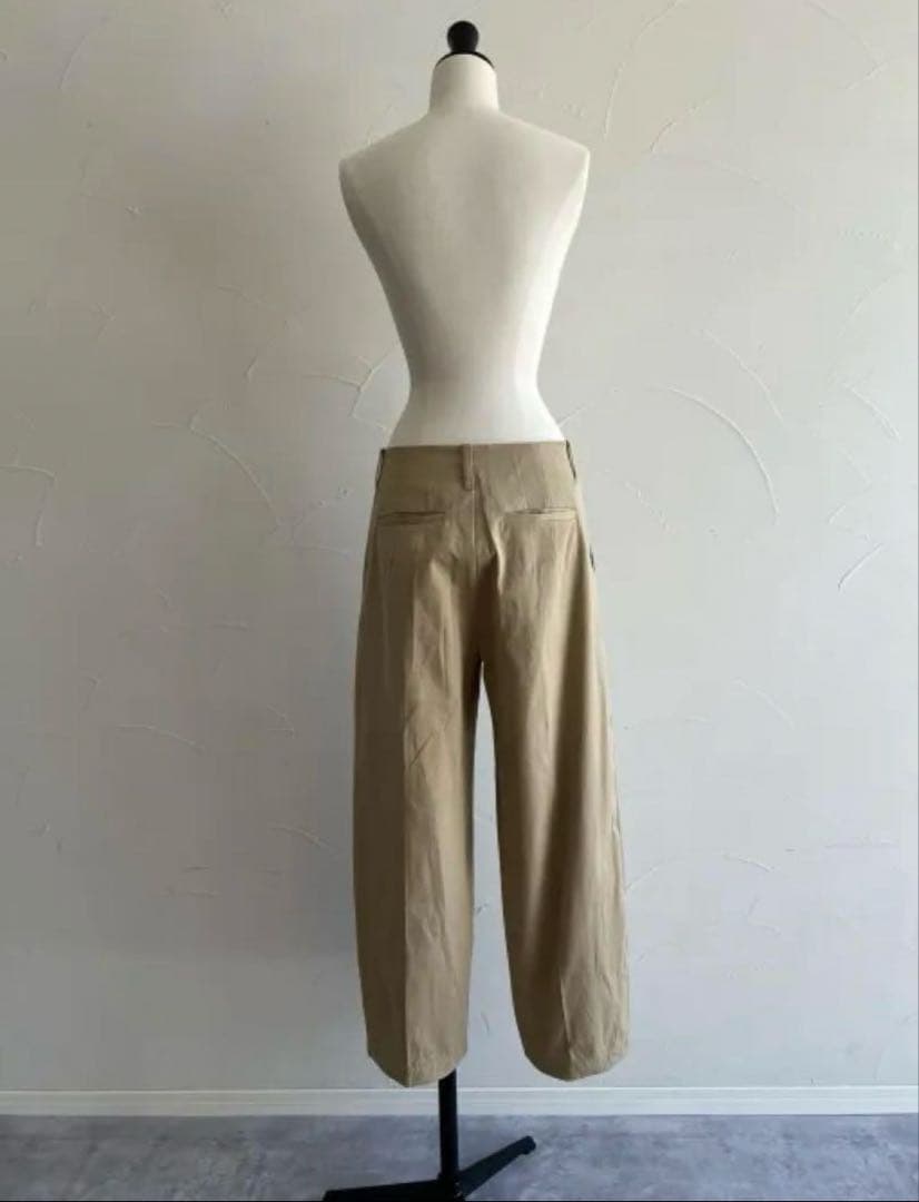 JULYNINE / オーガニックコットン チノパン/べージュ/L