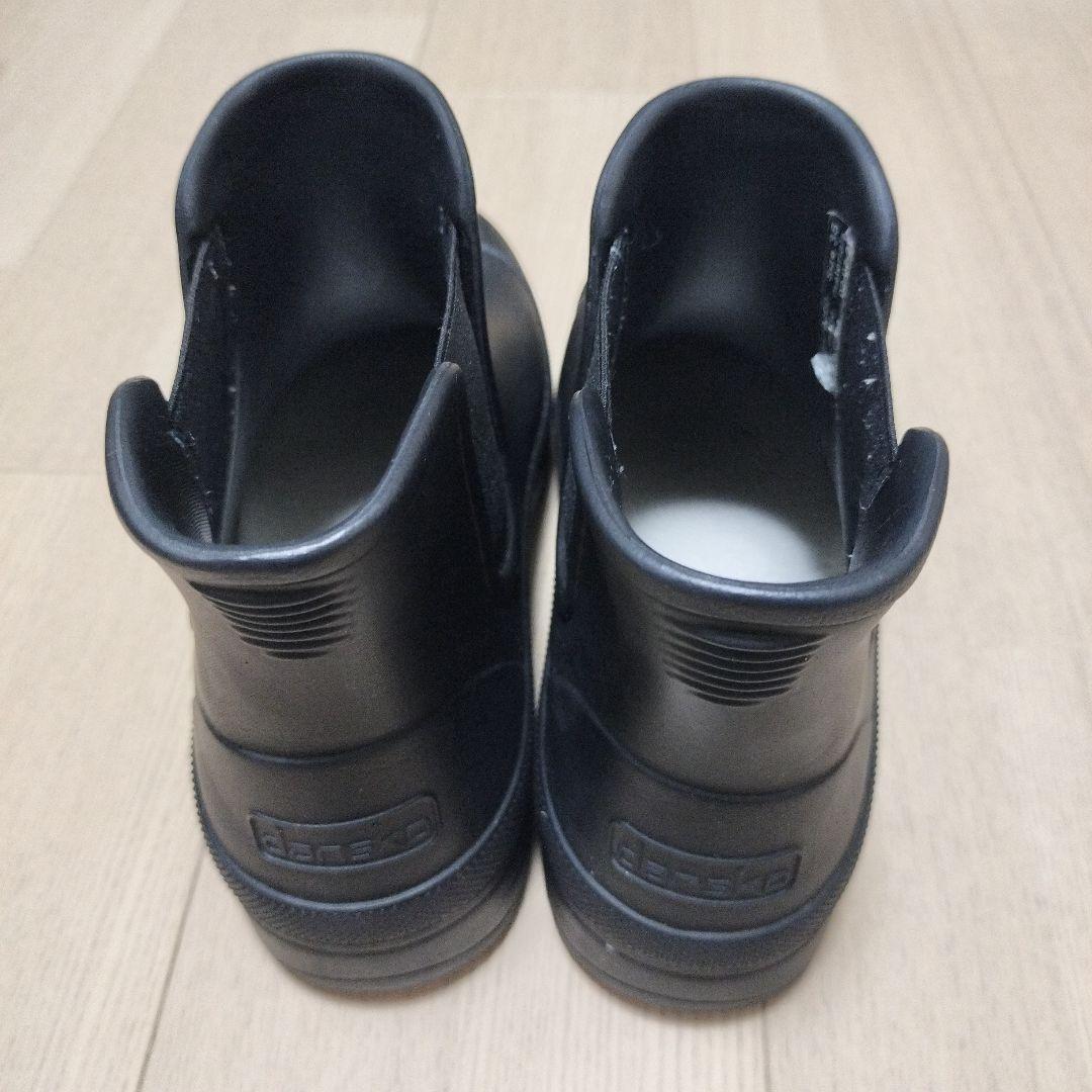 ダンスコ　dansko ブラックショートブーツ 合成ゴム製 レインブーツ　38