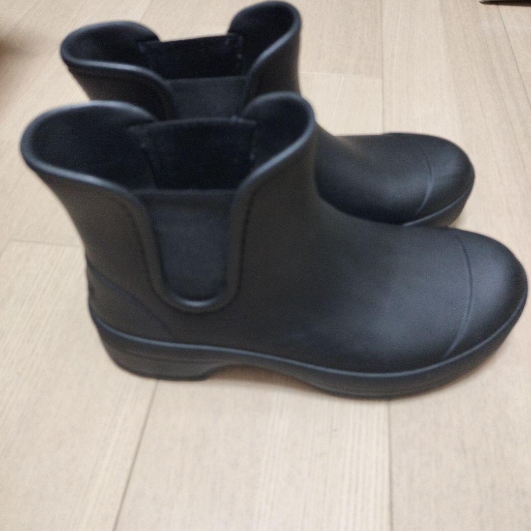 ダンスコ　dansko ブラックショートブーツ 合成ゴム製 レインブーツ　38
