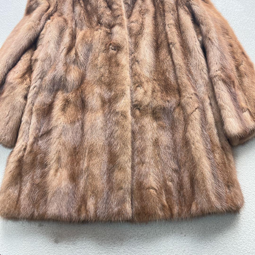 毛皮 リアルファー MINK ミンク パステルミンク コート 11号