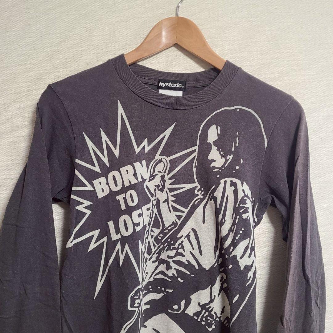 ★ ヒステリックグラマー Tシャツ ロンT 長袖 ロゴ プリント F HG