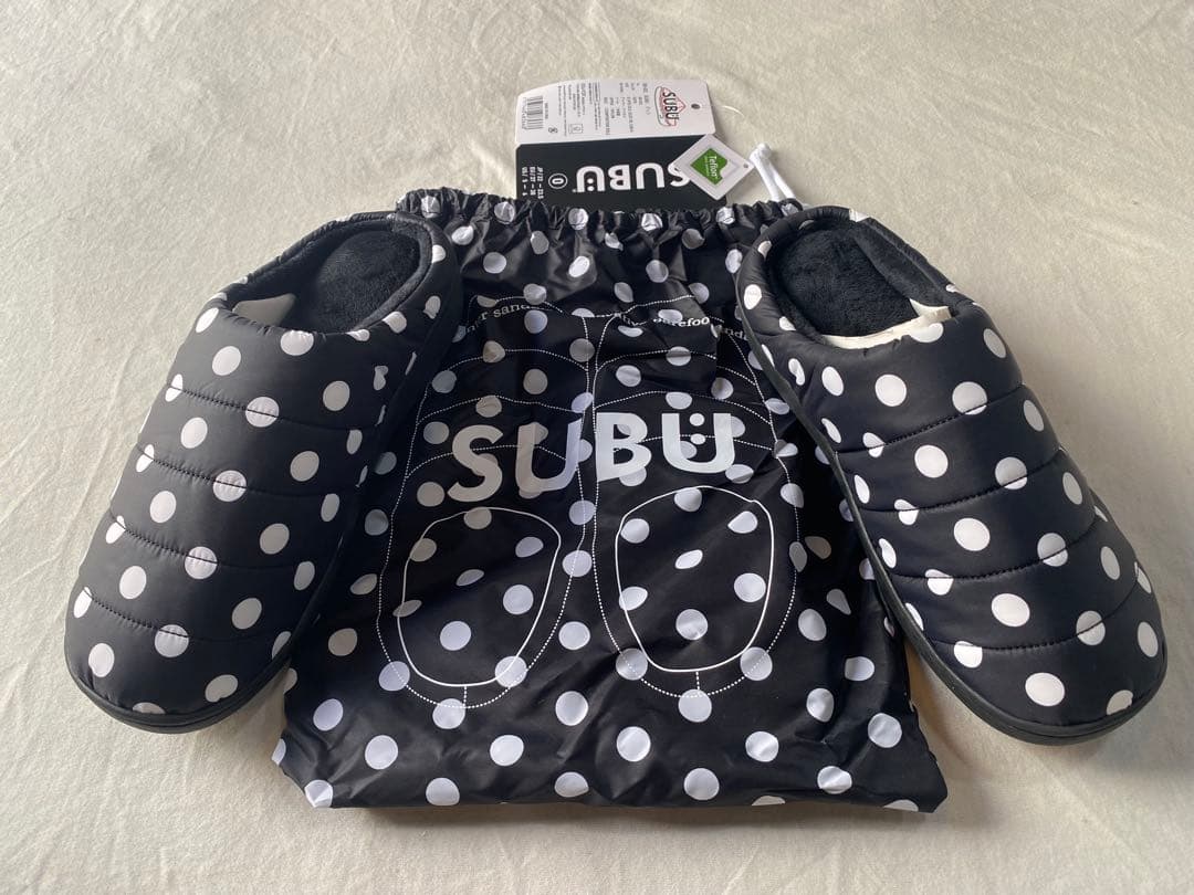 0新品未使用　SUBU OriginalDotsドット　サンダルシューズ　保温