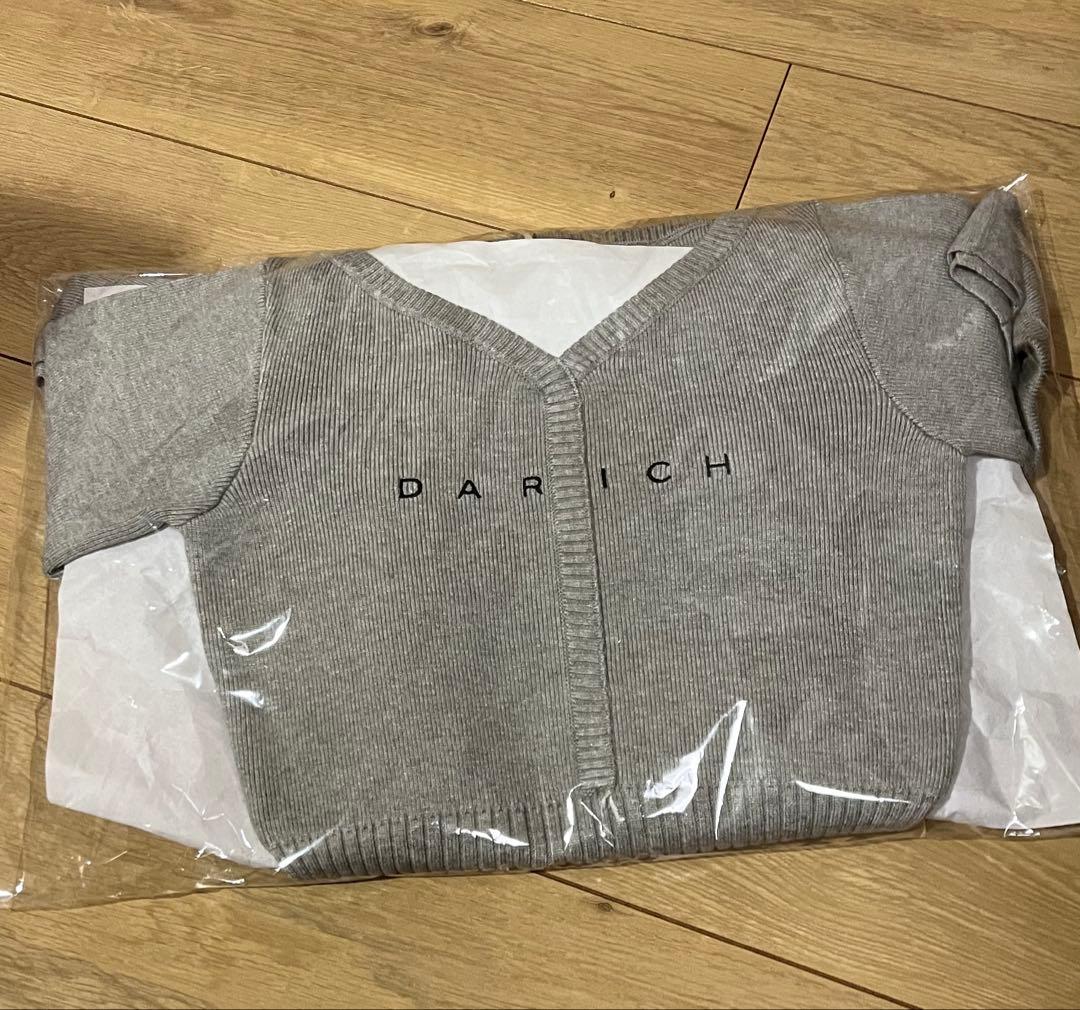 Darich ダーリッチ ウエストオープンリボンデザインニットミニワンピース