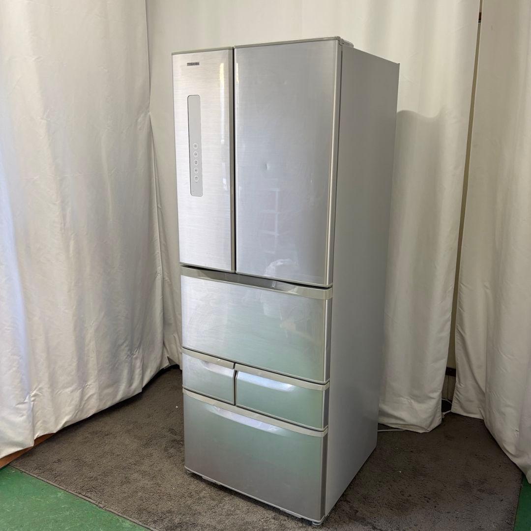 973a　冷蔵庫　東芝　500-600ℓ　フレンチドア　ベジータ　設置無料　安い