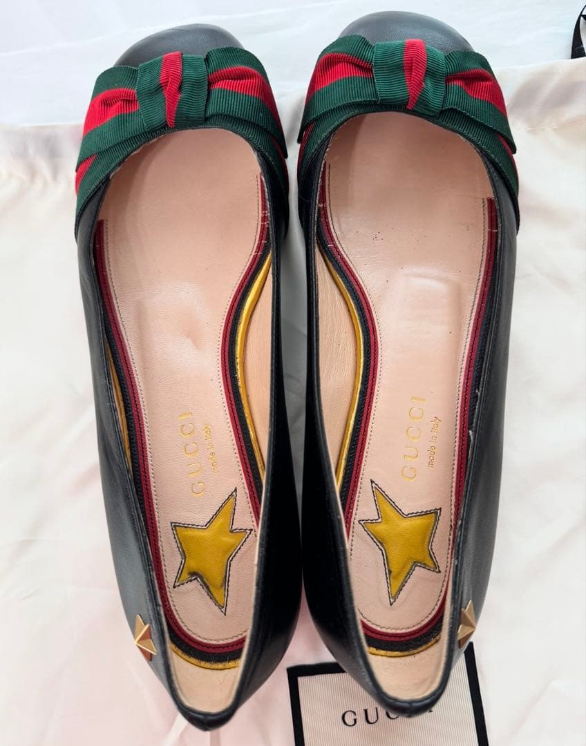 明るいミライ ☆GUCCI グッチ☆フラット　シューズ　バレエ