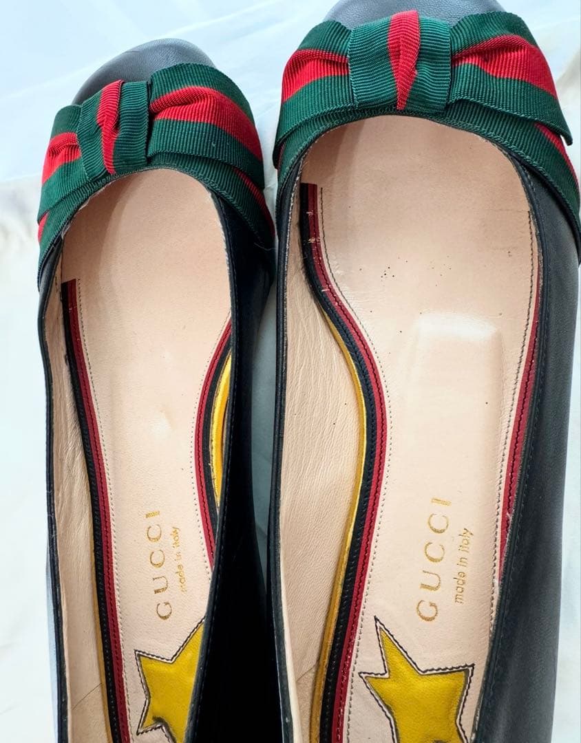 明るいミライ ☆GUCCI グッチ☆フラット　シューズ　バレエ