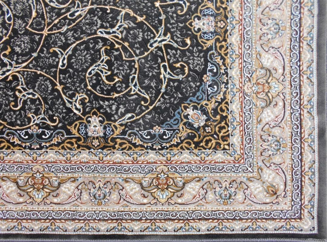 立体柄、144万ノット！本場イラン産 絨毯！200×250cm-38001