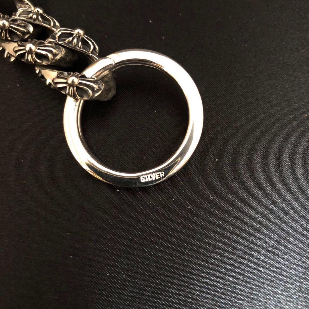 新品　シルバー925 キーリング　キーホルダー　匿名配送②