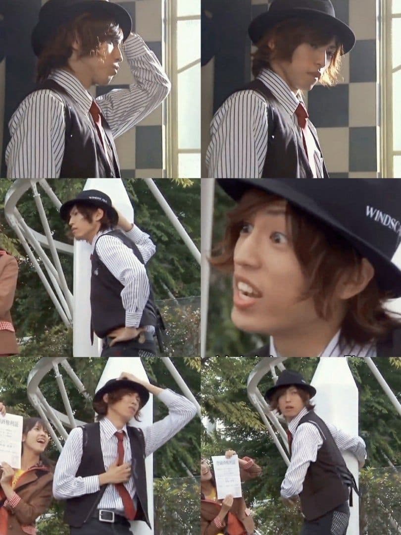 仮面ライダーW　WIND SCALE　フエルトハット　ウインドスケール