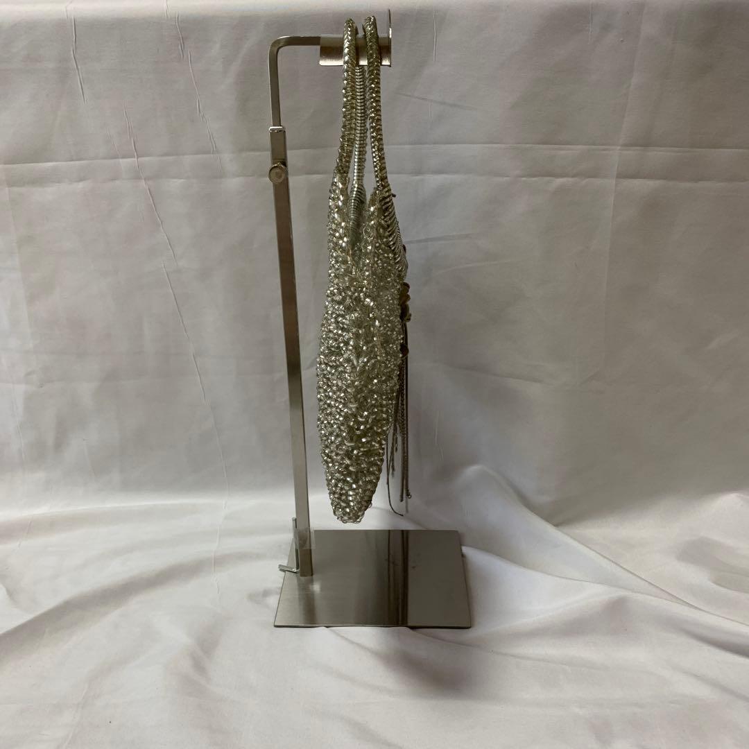 アンテプリマ美品希少シルバー ビーズ ハンドバッグ