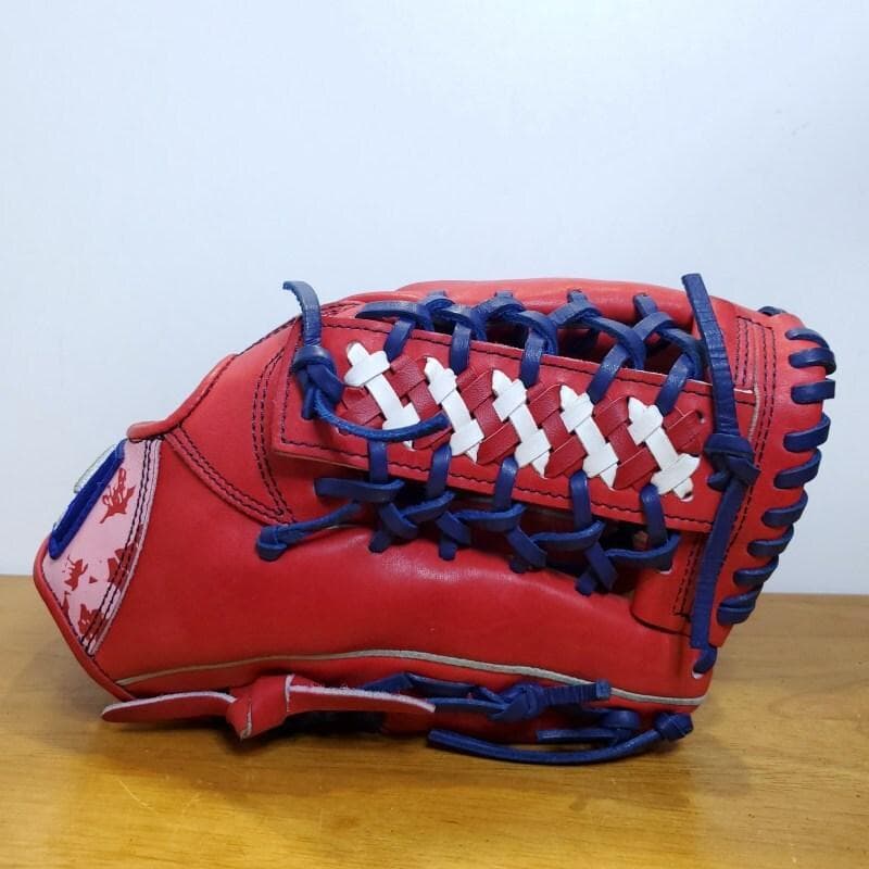 アディダス ADIDAS グラフィックレザー 限定モデル 美品 軟式グローブ