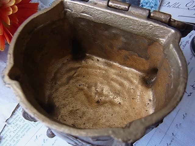 フランス ヴィンテージ 装飾ジュエリーボックス ブロンズ製